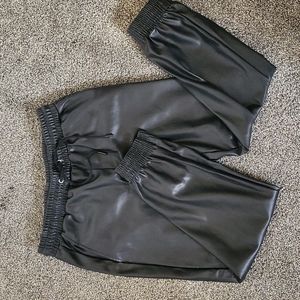 Truth by Republic faux leather joggers